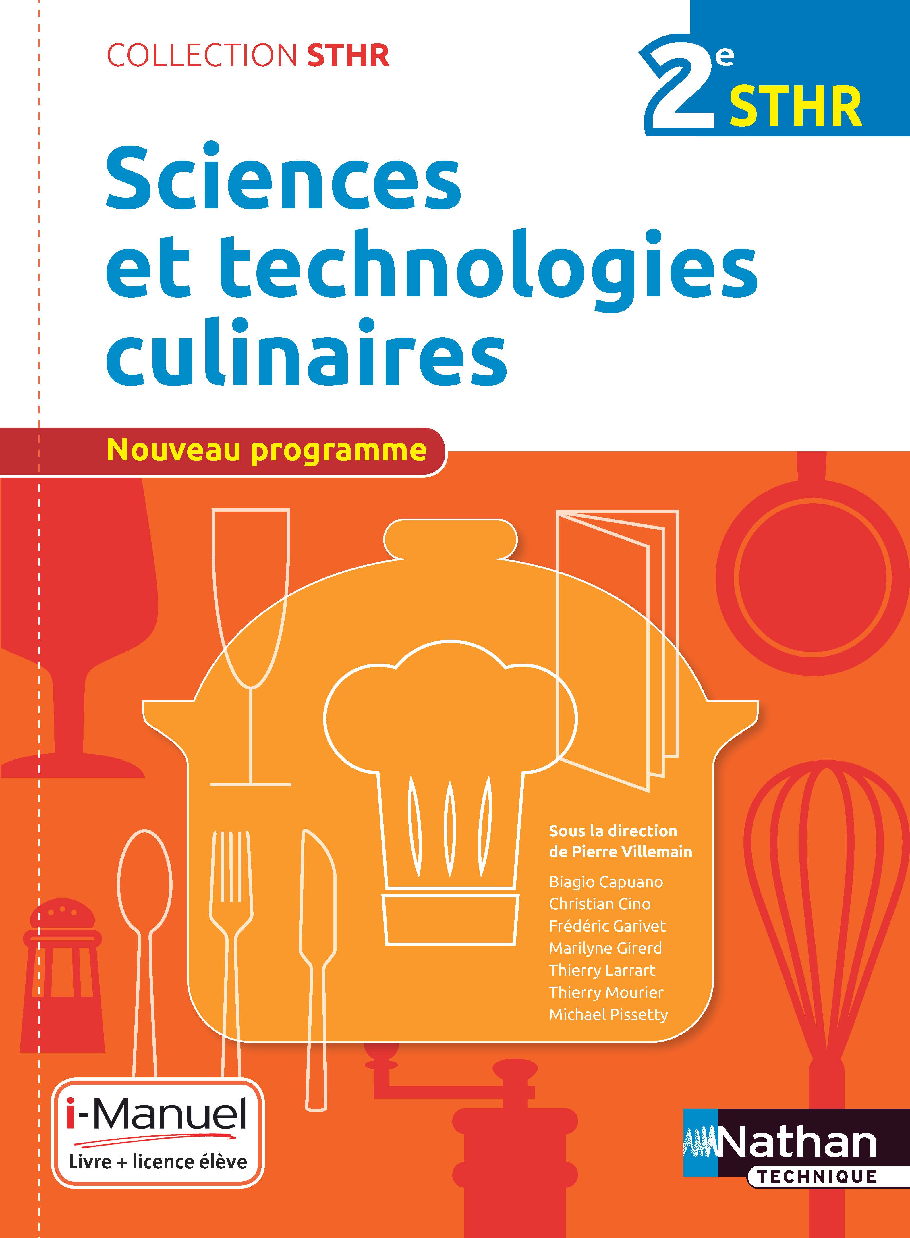 Sciences et technologies culinaires - Bac STHR [2de]
